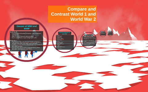 compare and contrast world war 1 and 2 essay