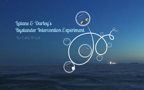 the bystander effect experiment darley and latane