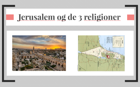 Jerusalem og de tre religionene by Markus Søderlind