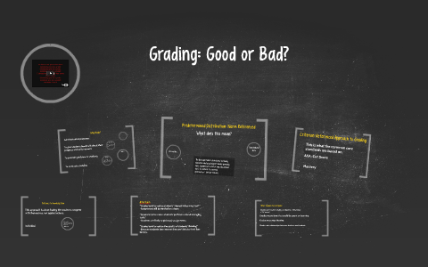 grading system good or bad essay