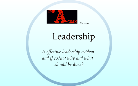 ineffective leadership thesis