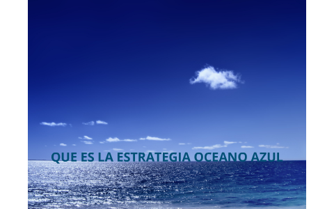 powerpoint del océano azul