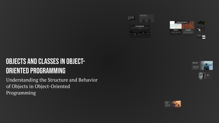 Objects and Classes in Object-Oriented Programming by Виктория Дилова ...