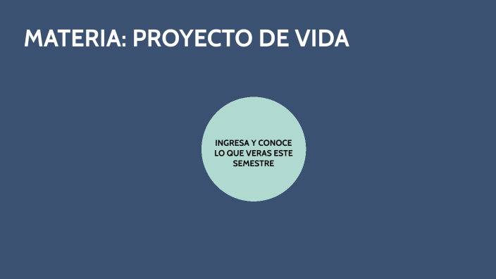 PROYECTO DE VIDA by Laura Leon on Prezi