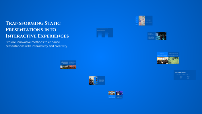 Transforming Static Presentations into Interactive Experiences by ...