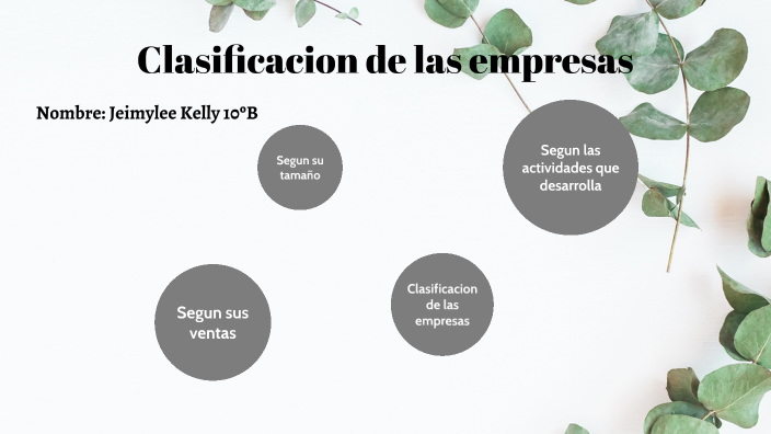 Jeimylee Kelly, clasificacion de las empresa by jeimylee kelly on Prezi