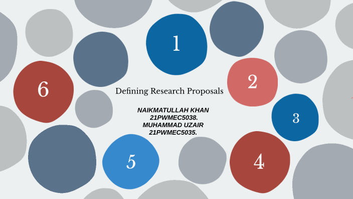 Defining Research Proposals by naikmatullah khan on Prezi