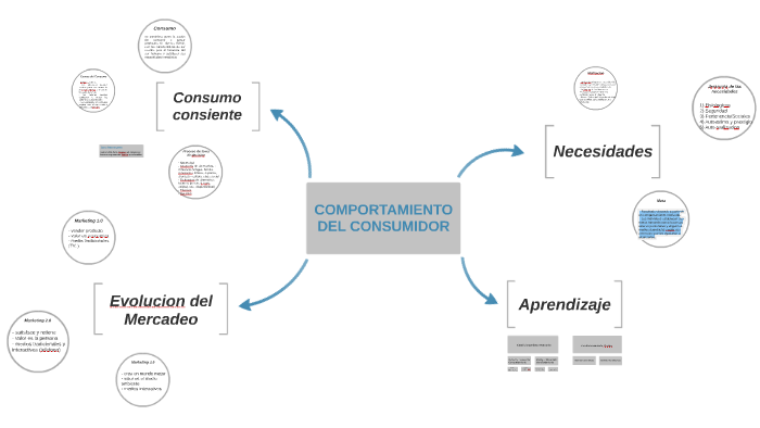 Comportamiento Del Consumidor Mind Map Parcial By Baratte Violette On Prezi