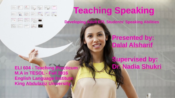 Teaching Speaking by Dalal Alsharif on Prezi