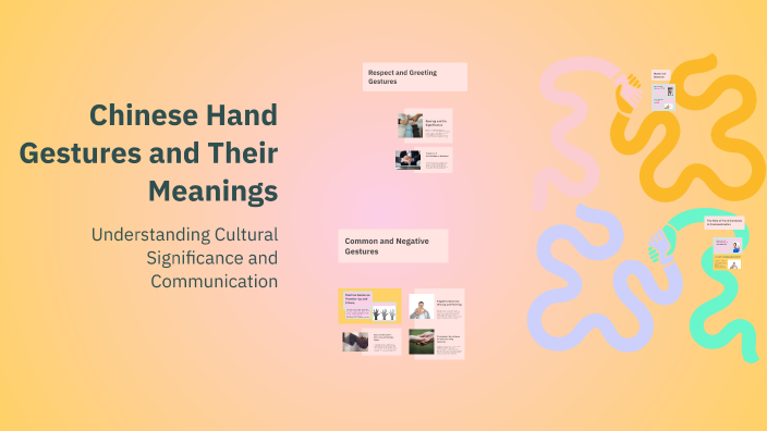 Chinese Hand Gestures and Their Meanings by Sevan Beats on Prezi