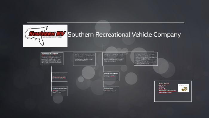 southern recreational vehicle company case study