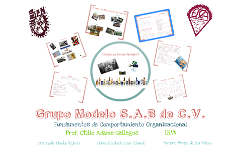 Grupo Modelo by Alejandra Díaz on Prezi Next