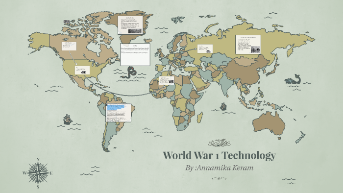 what role did military technology play in world war 1