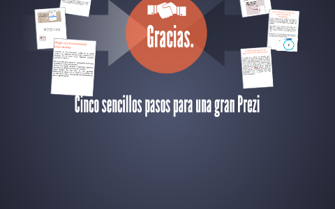 Cinco sencillos pasos para una gran Prezi by Sisa Sweetlove on Prezi