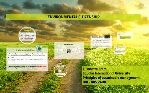 environmental citizenship essay