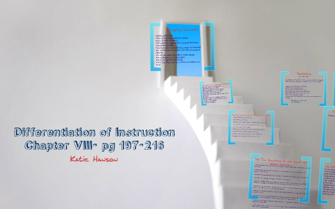 Differentiation of Instruction by Katie Hanson on Prezi