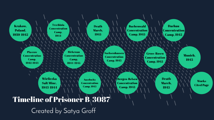 Timeline Of Prisoner B-3087 By Satya Groff On Prezi