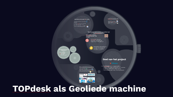 Prezi Eindgebruikers TOPdesk als Geoliede machine by Annemarie van ...
