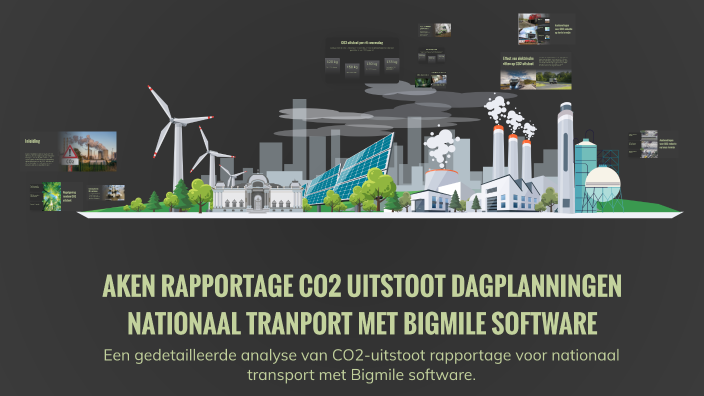 AKEN RAPPORTAGE CO2 UITSTOOT DAGPLANNINGEN NATIONAAL TRANPORT MET ...