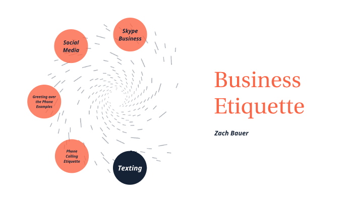 Business Etiquette by Zachary Bauer on Prezi