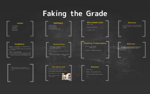 Faking Grade >> Faking The Grade By Yuka Hayashi On Prezi Faking Grade >> Faking The Grade By Yuka Hayashi On Prezi