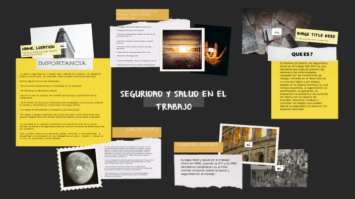 SEGURIDAD Y SALUD EN EL TRABAJO by maria chogo on Prezi