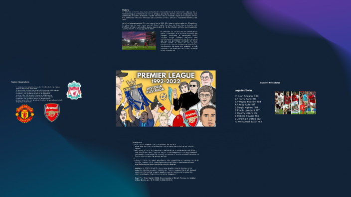 Historia de la Premier League Inglesa by Jorge Alberto Ortiz Ramos on Prezi