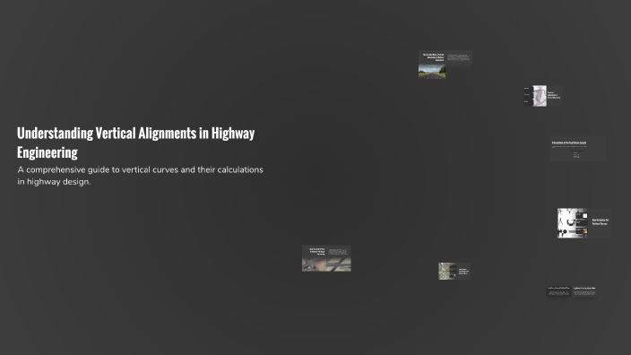 Understanding Vertical Alignments in Highway Engineering by Budz Aves ...