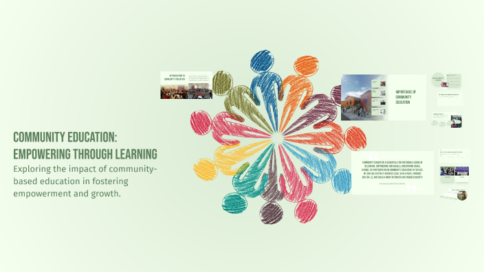 Community Education: Empowering Through Learning by اسماعيل محجوب on Prezi