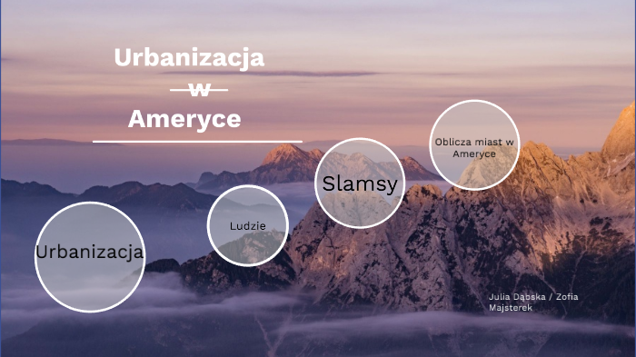 Urbanizacja w Ameryce by Julia Dąbska on Prezi