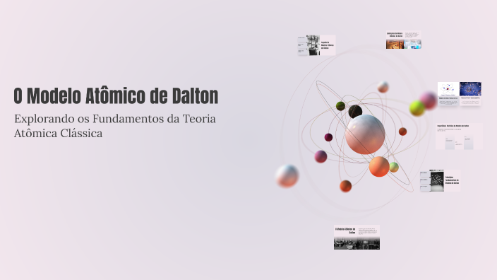 O Modelo Atômico de Dalton by Edneia Reis on Prezi