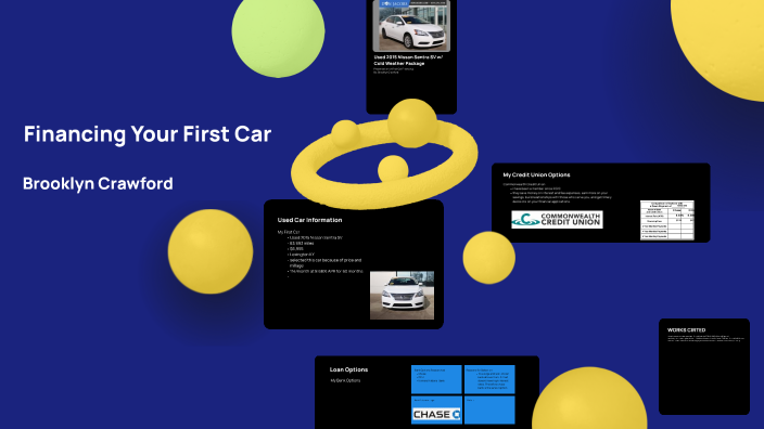 creating a multimedia presentation on financing your first car brainly