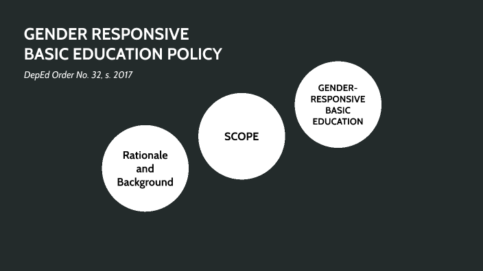 gender responsive basic education policy research paper