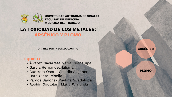 LA TOXICIDAD DE LOS METALES by Liliana García on Prezi