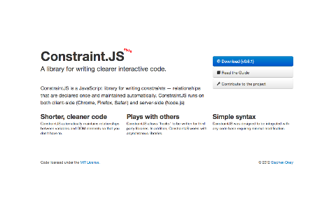 ConstraintJS: Programming Interactive Behaviors for the Web by ...