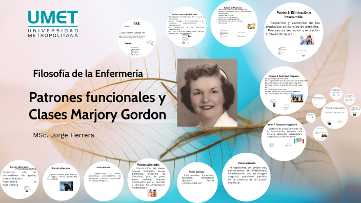Patrones Funcionales y Clases Marjory Gordon by jorge paul herrera