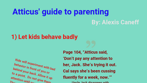 atticus' parenting style essay
