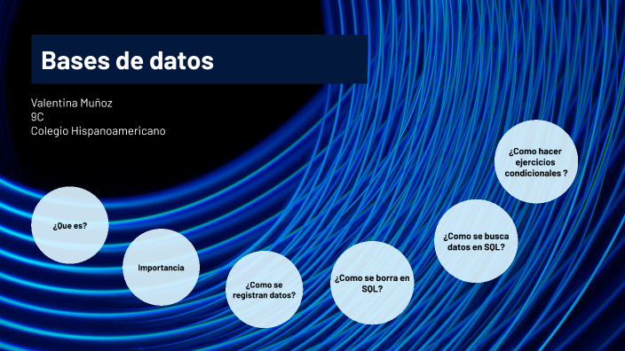Bases de datos by Valentina Muñoz on Prezi