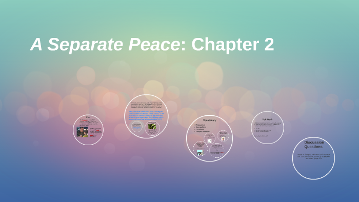 A Separate Peace: Chapter 2 by Chelsea Freda on Prezi