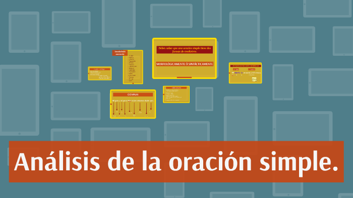 Análisis de la oración simple by Alejandra Benjumea Gonzalez on Prezi