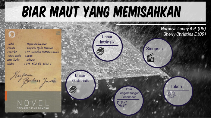 Unsur Intrinsik Dan Ekstrinsik Novel Hujan Bulan Juni