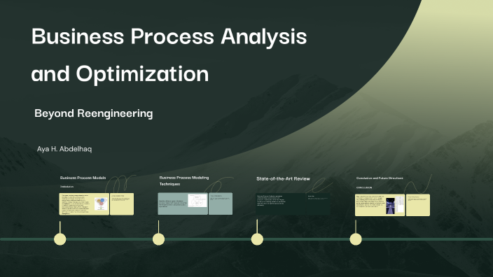 Business Process Analysis and Optimization by aya abdelhaq on Prezi
