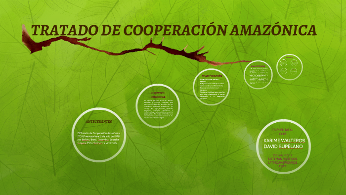 TRATADO DE COOPERACIÓN AMAZÓNICA By Karime Walteros On Prezi