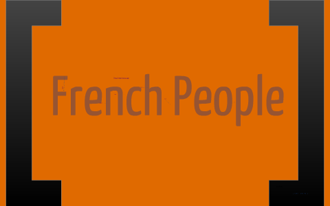 Characteristics in personality of French people. by Lorena Mendivelso