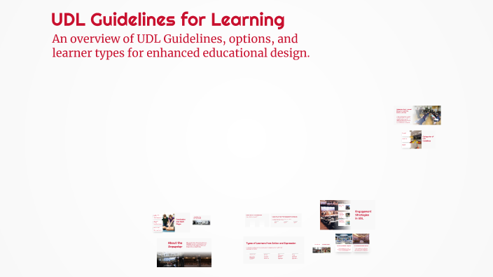 UDL Guidelines for Learning by Madi Mackenzie Mackenzie on Prezi