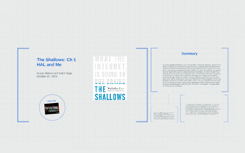 Summary of The Shallows: What the Internet Is Doing to Our Brains by  Nicholas Carr