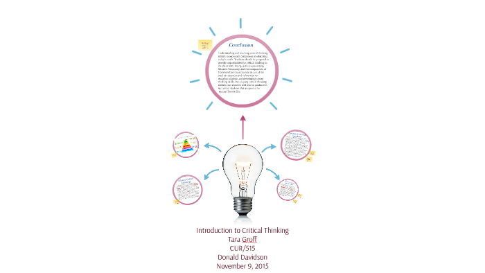 Introduction to Critical Thinking by Tara Groff on Prezi