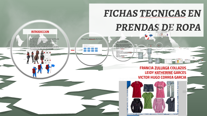 FICHAS TECNICAS EN PRENDAS DE ROPA by victor hugo