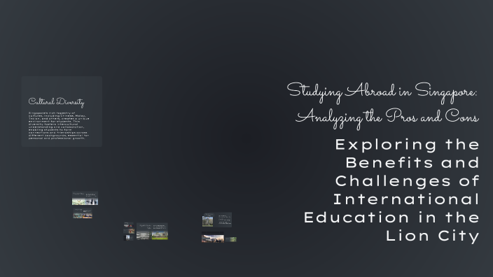 Studying Abroad in Singapore: Analyzing the Pros and Cons by Bao Hoang ...