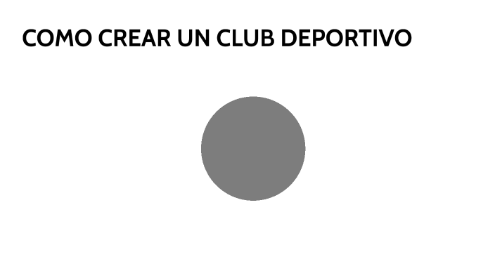 COMO CREAR UN CLUB DEPORTIVO By Ricardo Rojas